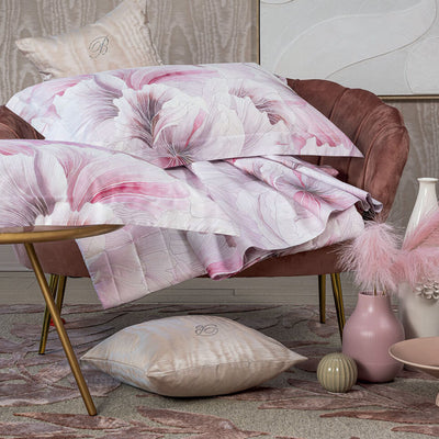 Blumarine Completo Lenzuola matrimoniale in Raso di cotone Bella di Notte 2504S230