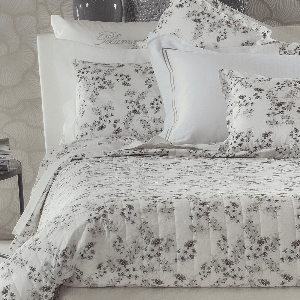 Blumarine Copriletto Estivo Matrimoniale in piquet in cotone Davinia 74914 S220 - Passarelli Biancheria