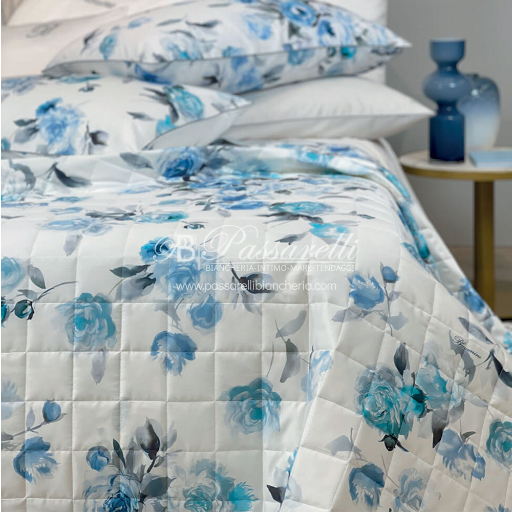 Blumarine Copriletto Trapuntato Matrimoniale Biancofiore