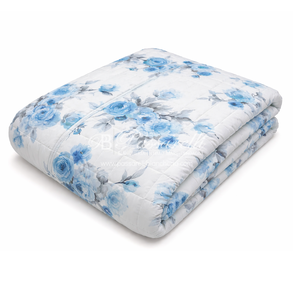 Blumarine Copriletto Trapuntato Matrimoniale Biancofiore