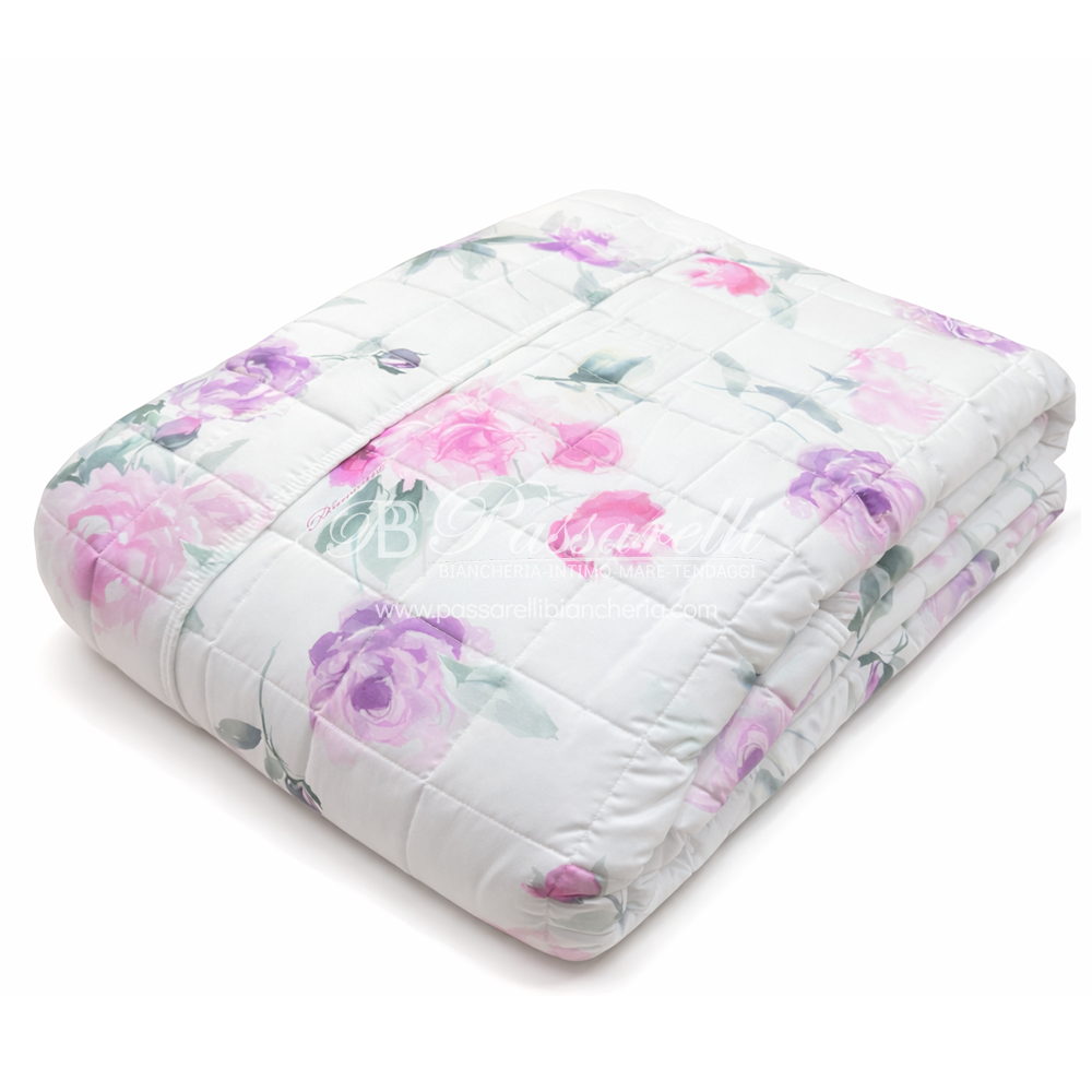 Blumarine Copriletto Trapuntato Matrimoniale Biancofiore