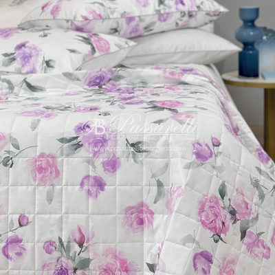 Blumarine Copriletto Trapuntato Matrimoniale Biancofiore
