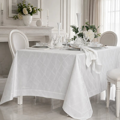 Blumarine Home Panthea Tovaglia in Fiandra da 12 Posti