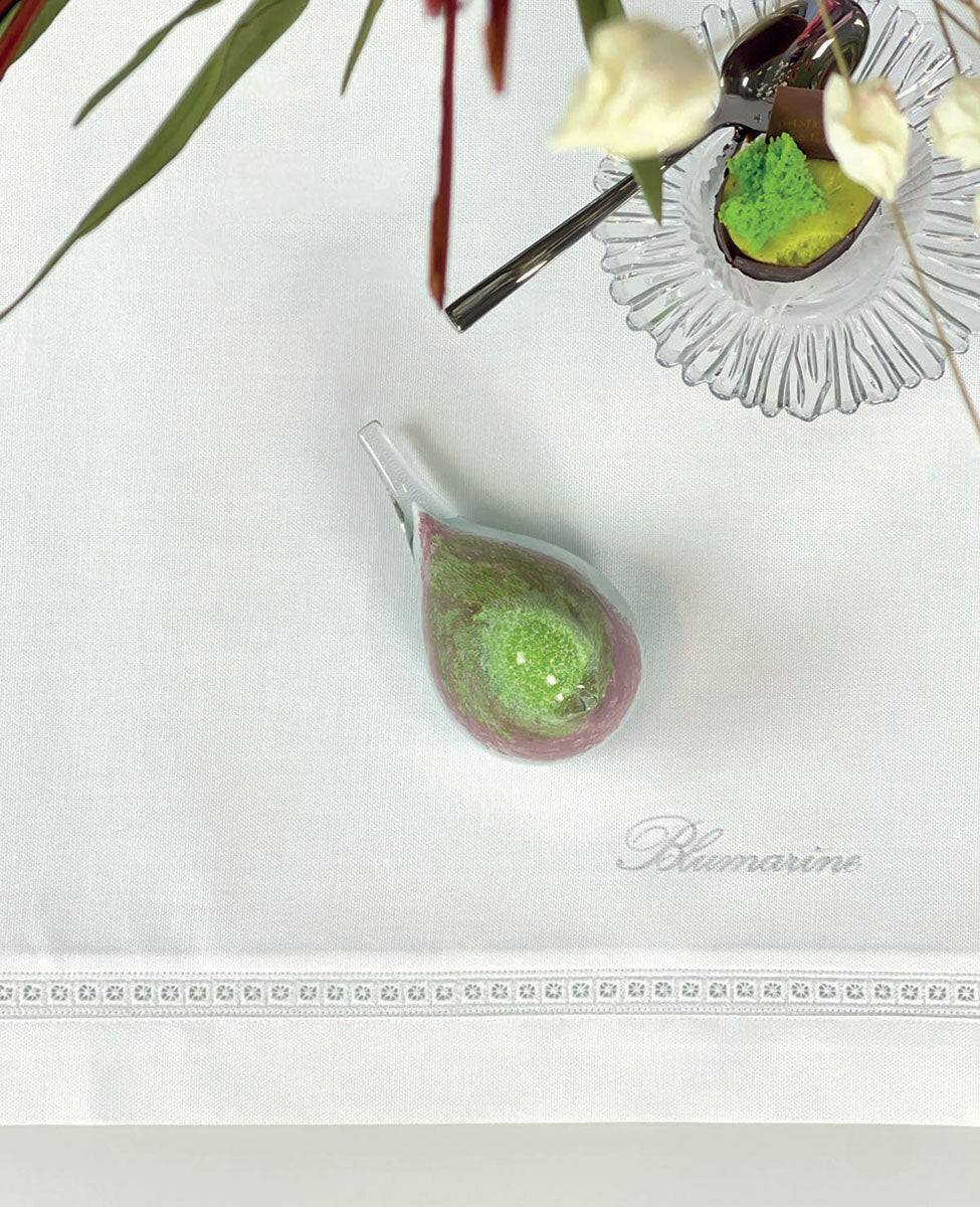 Blumarine Tovaglia e Runner Bovary 103010309 Bianco - Varie Dimensioni