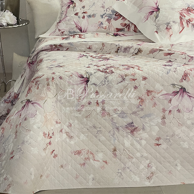 Blumarine Copriletto Trapuntato Matrimoniale Magnolia Cipria 2304S240