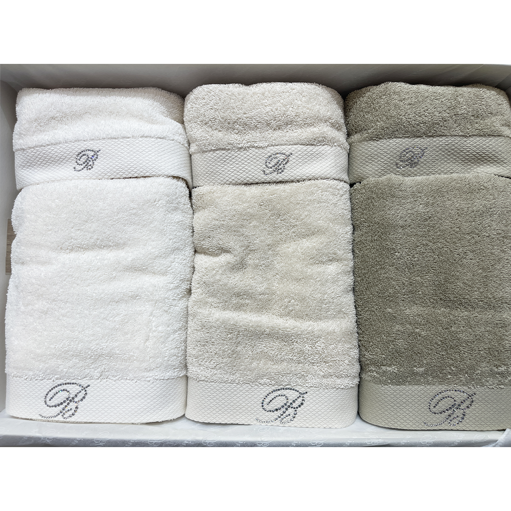 Blumarine Set 6 Asciugamani Spugna Benessere 102030003 - Vari Colori S130