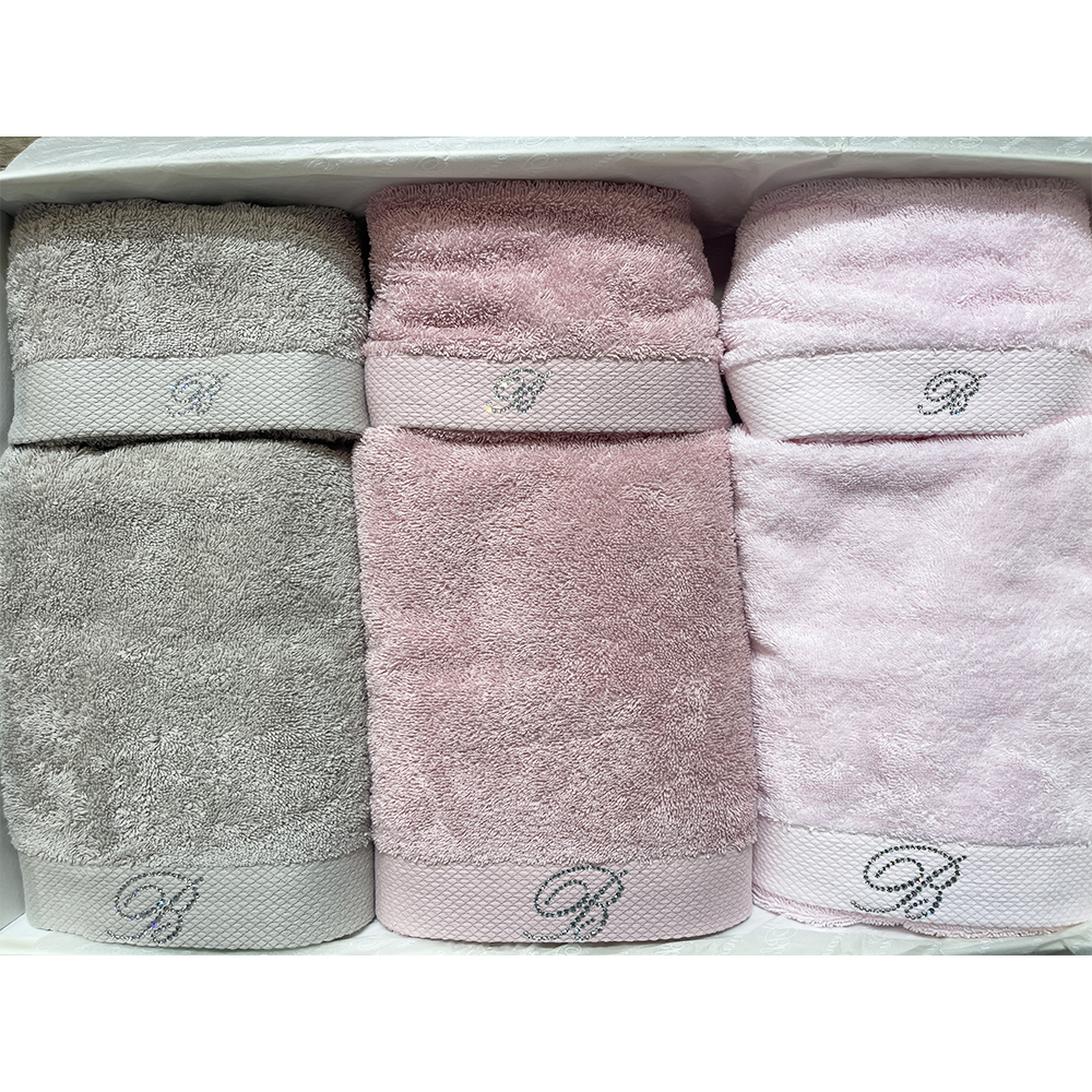 Blumarine Set 6 Asciugamani Spugna Benessere 102030003 - Vari Colori S130