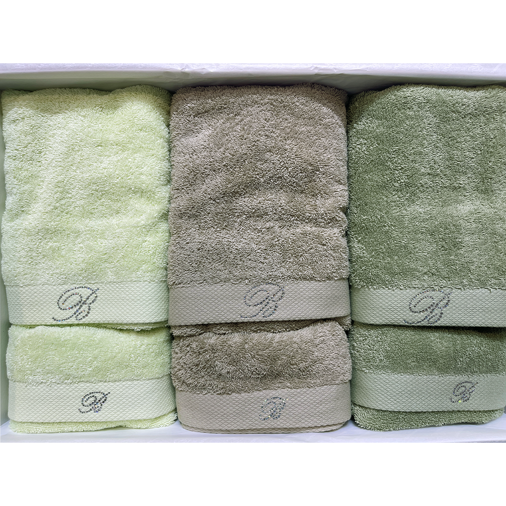 Blumarine Set 6 Asciugamani Spugna Benessere 102030003 - Vari Colori S130