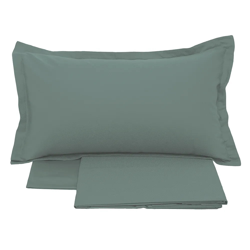 Borbonese Completo Lenzuola Royal in Raso di Cotone 2602S170