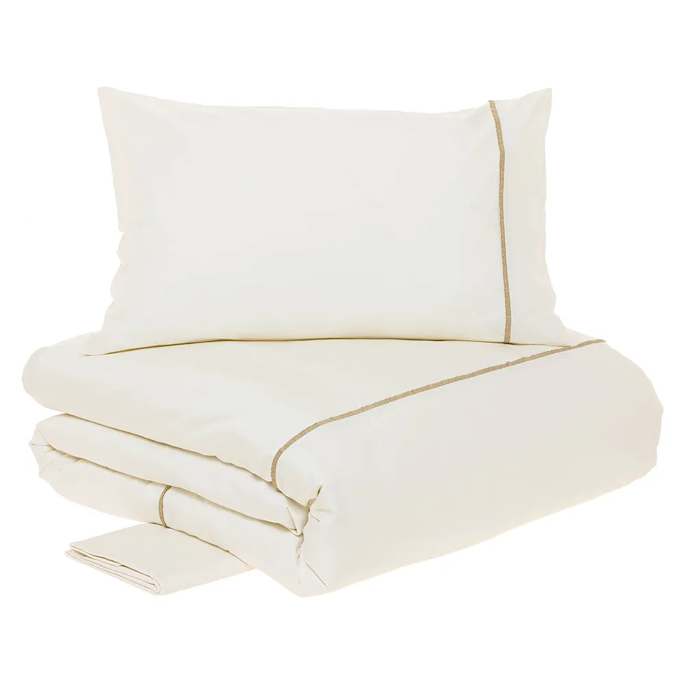 Borbonese Completo Copripiumino City in Raso di Cotone 2602S150