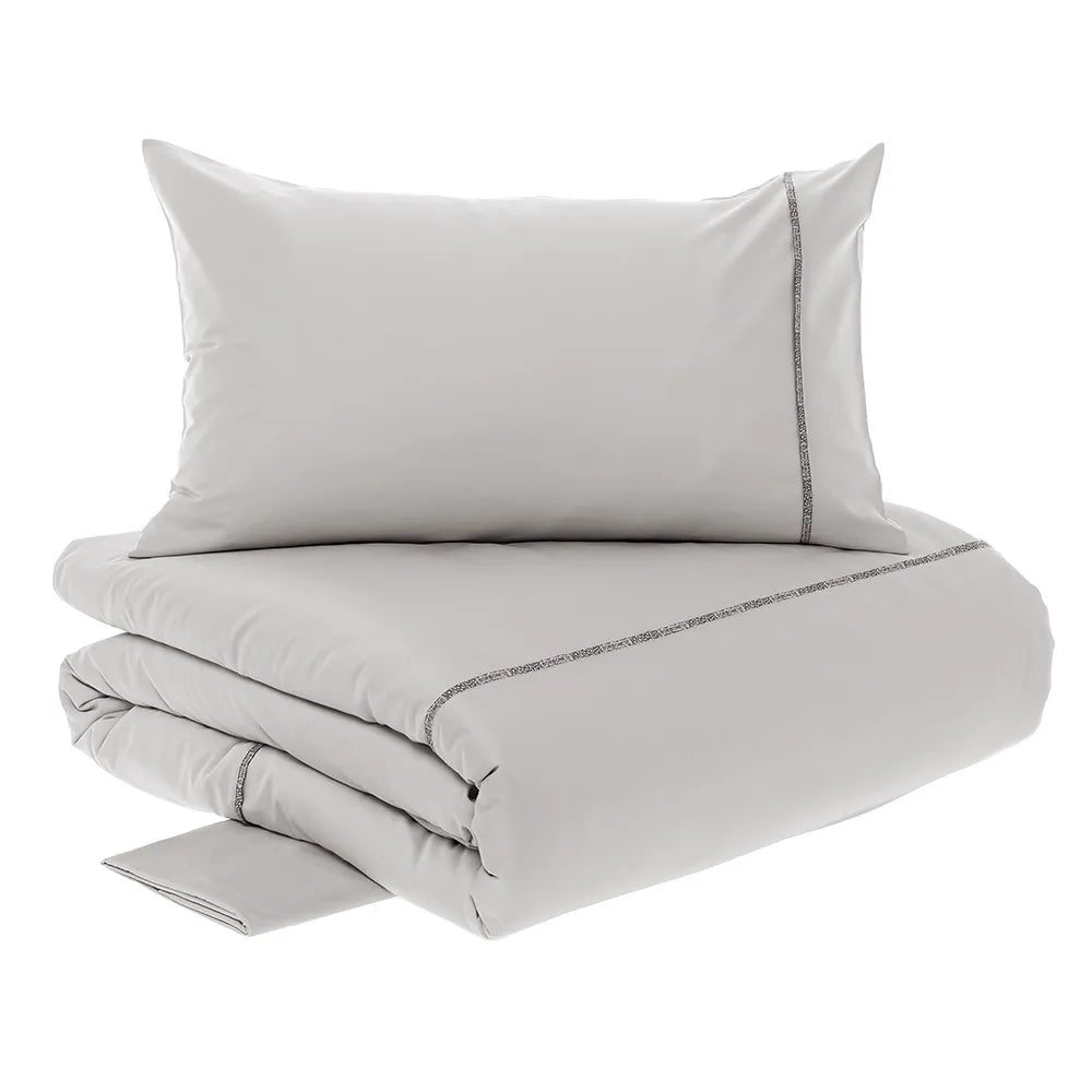 Borbonese Completo Copripiumino City in Raso di Cotone 2602S150