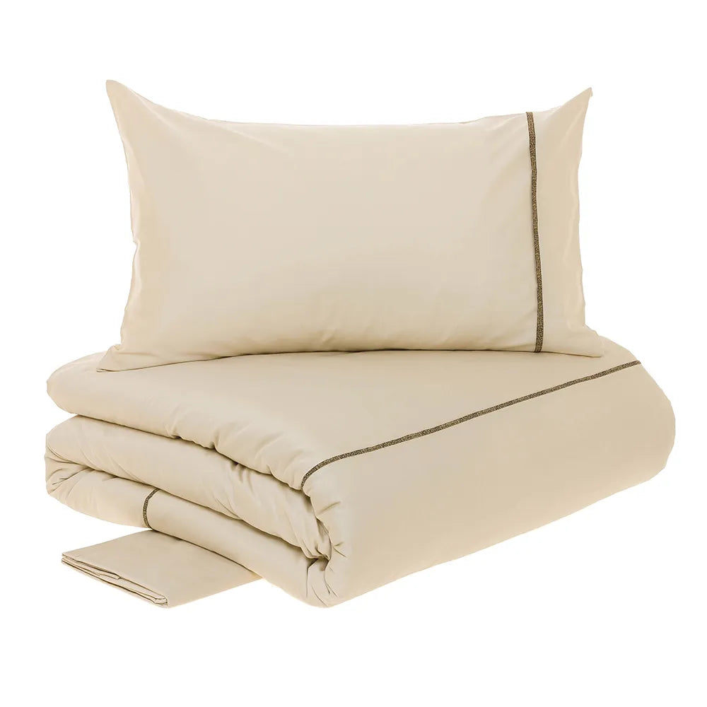 Borbonese Completo Copripiumino City in Raso di Cotone 2602S150