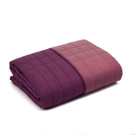 Caleffi Quilted Double Bedspread Solid Color Modern Bicolor 