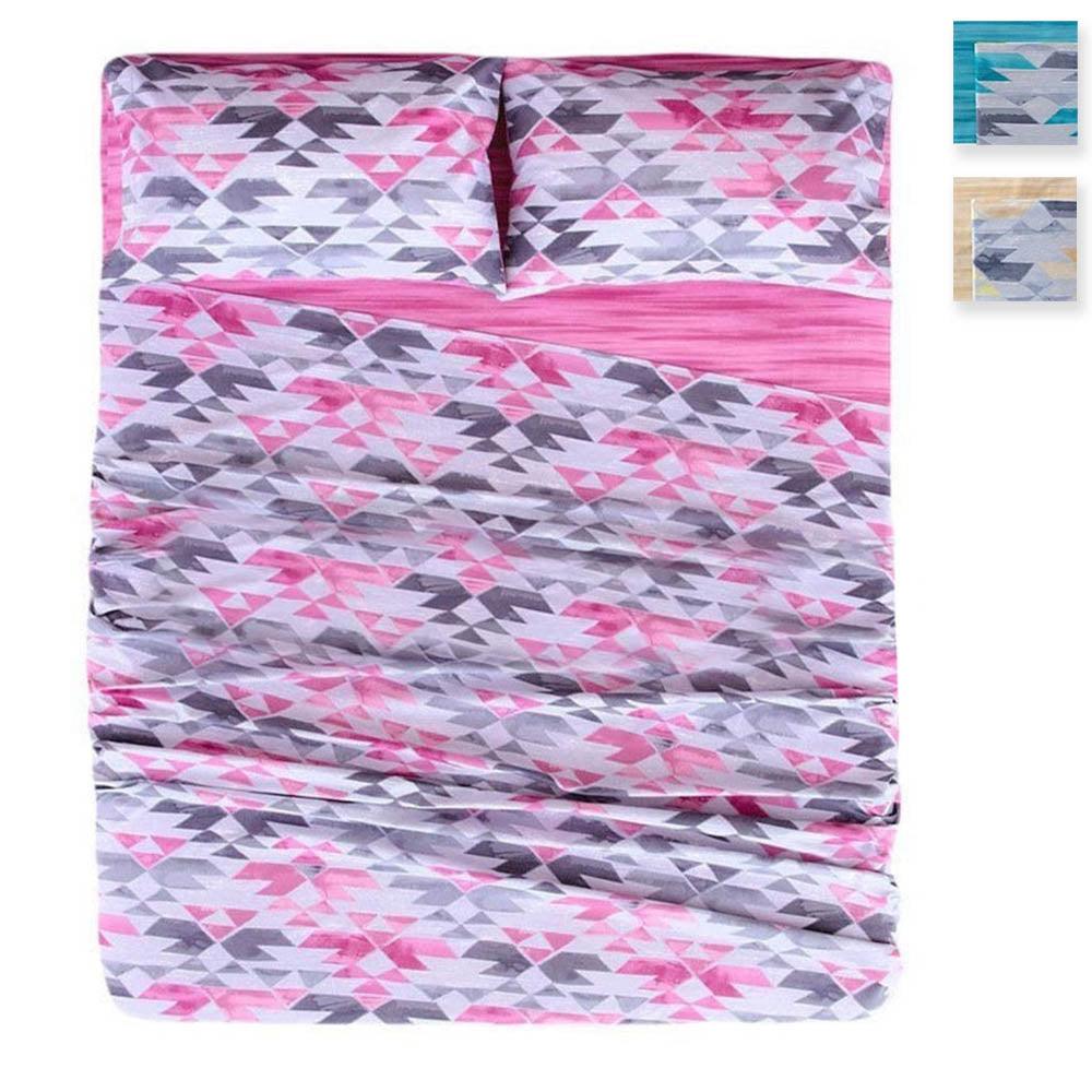 Riviera Completo Lenzuola per letto Singolo Manhattan EB0089 D17 - Passarelli Biancheria