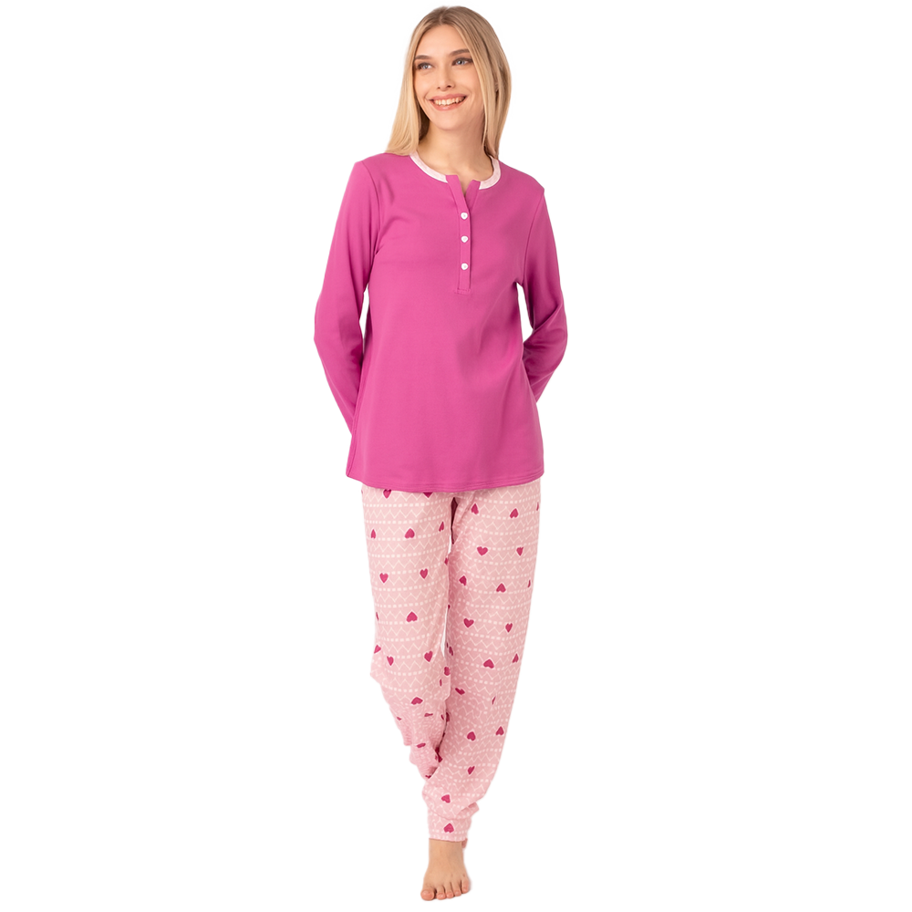 Brilliamo Pigiama da donna invernale in Caldo Cotone BR892184 2510S
