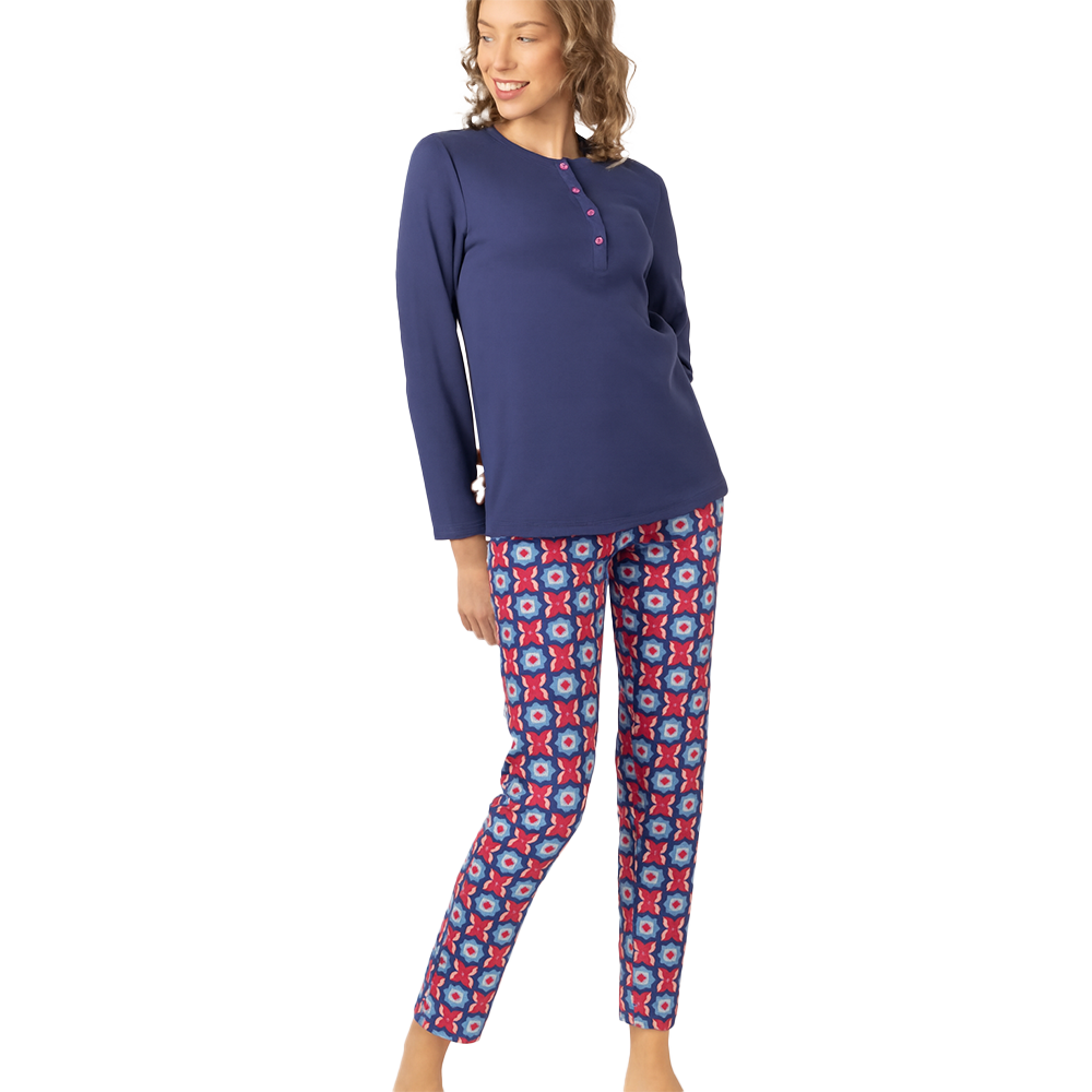 Brilliamo Pigiama da donna invernale in Caldo Cotone BR892192 2510S