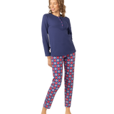 Brilliamo Pigiama da donna invernale in Caldo Cotone BR892192 2510S