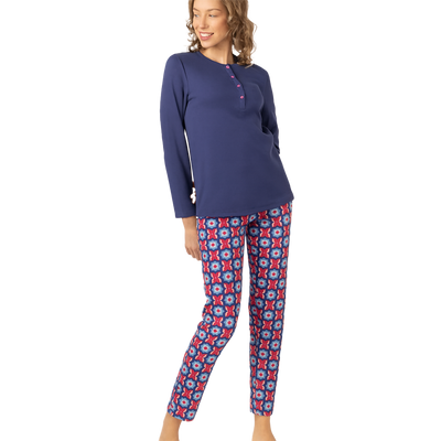 Brilliamo Pigiama da donna invernale in Caldo Cotone BR892192 2510S