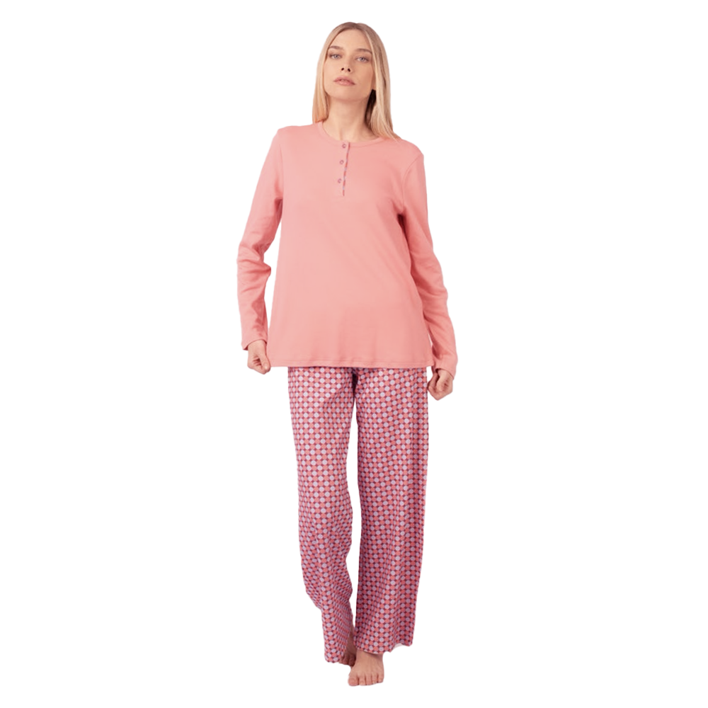 Brilliamo Pigiama da donna invernale in Caldo Cotone BR892201