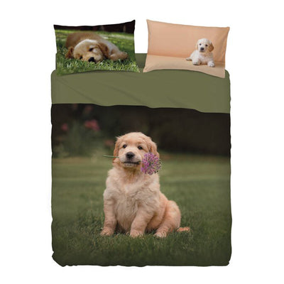 Bassetti Completo Lenzuola Copriletto Matrimoniale Pongo 2507S110