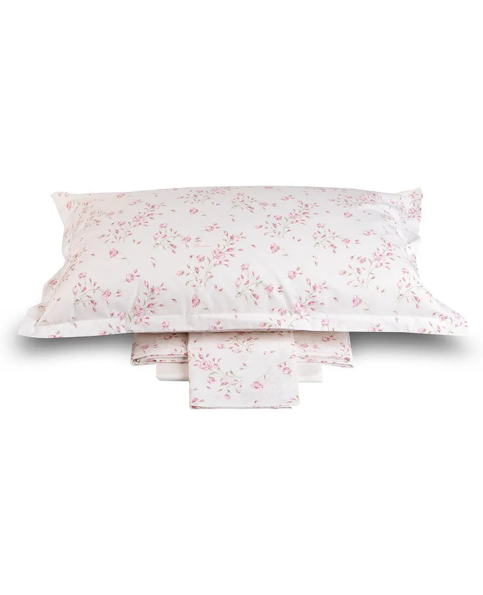 Blumarine Completo Lenzuola In Percalle Di Cotone Lilibet - Varie Dimensioni