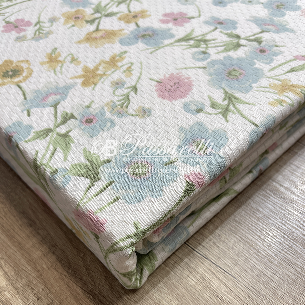 Caleffi Copriletto Estivo in Cotone Piquet Provenza 2505S - Varie Dimensioni