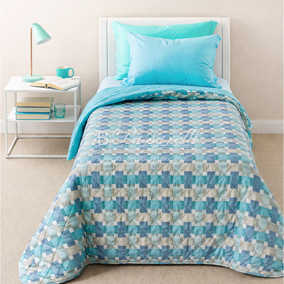 Caleffi Copriletto Trapuntato In Microfibra River Singolo Modern 2603S40