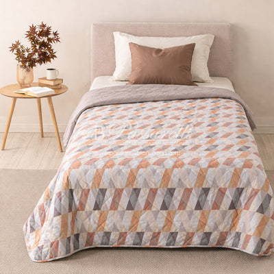 Caleffi Copriletto Trapuntato In Microfibra Still Singolo Modern 2603S40