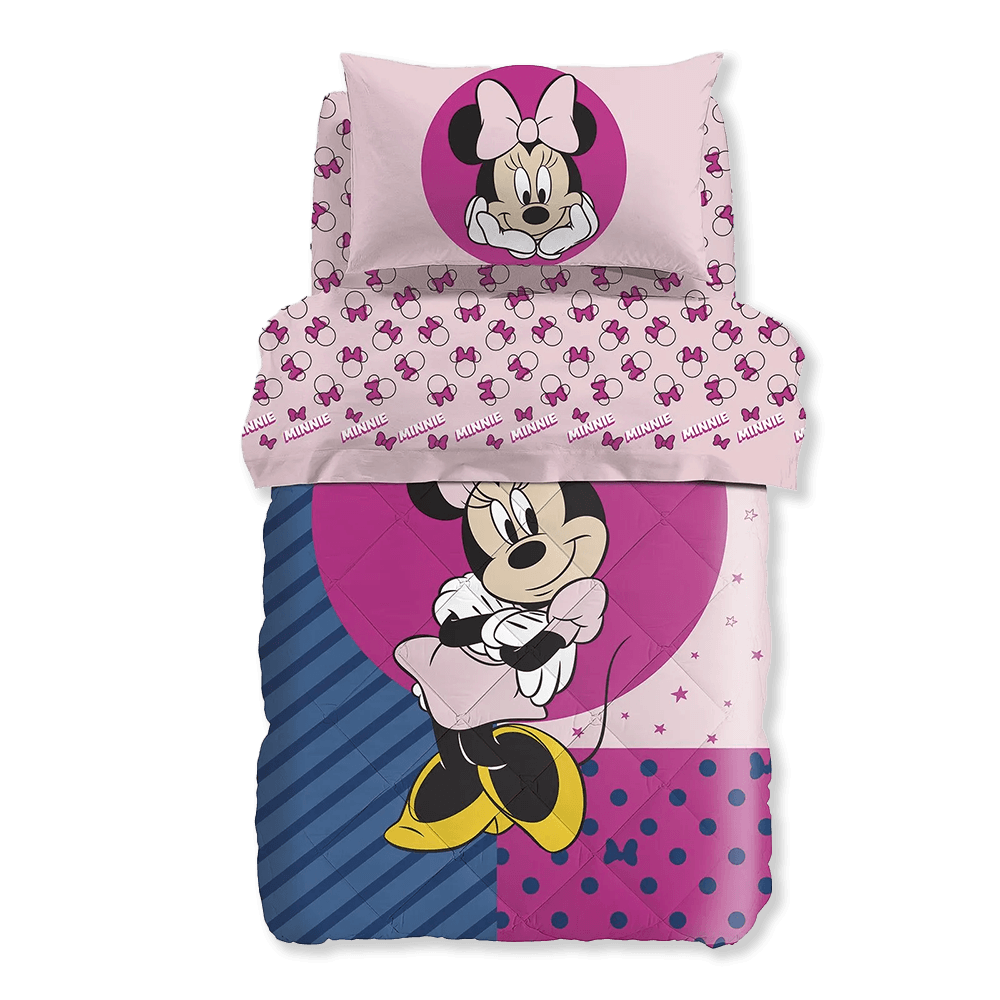 Trapunta e Paracolpi per Culla Disney baby Mickey&Pluto - Caleffi