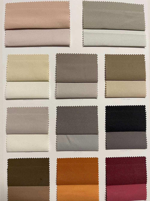Caleffi Winter Quilt Modern Solid Color Square and Half D92