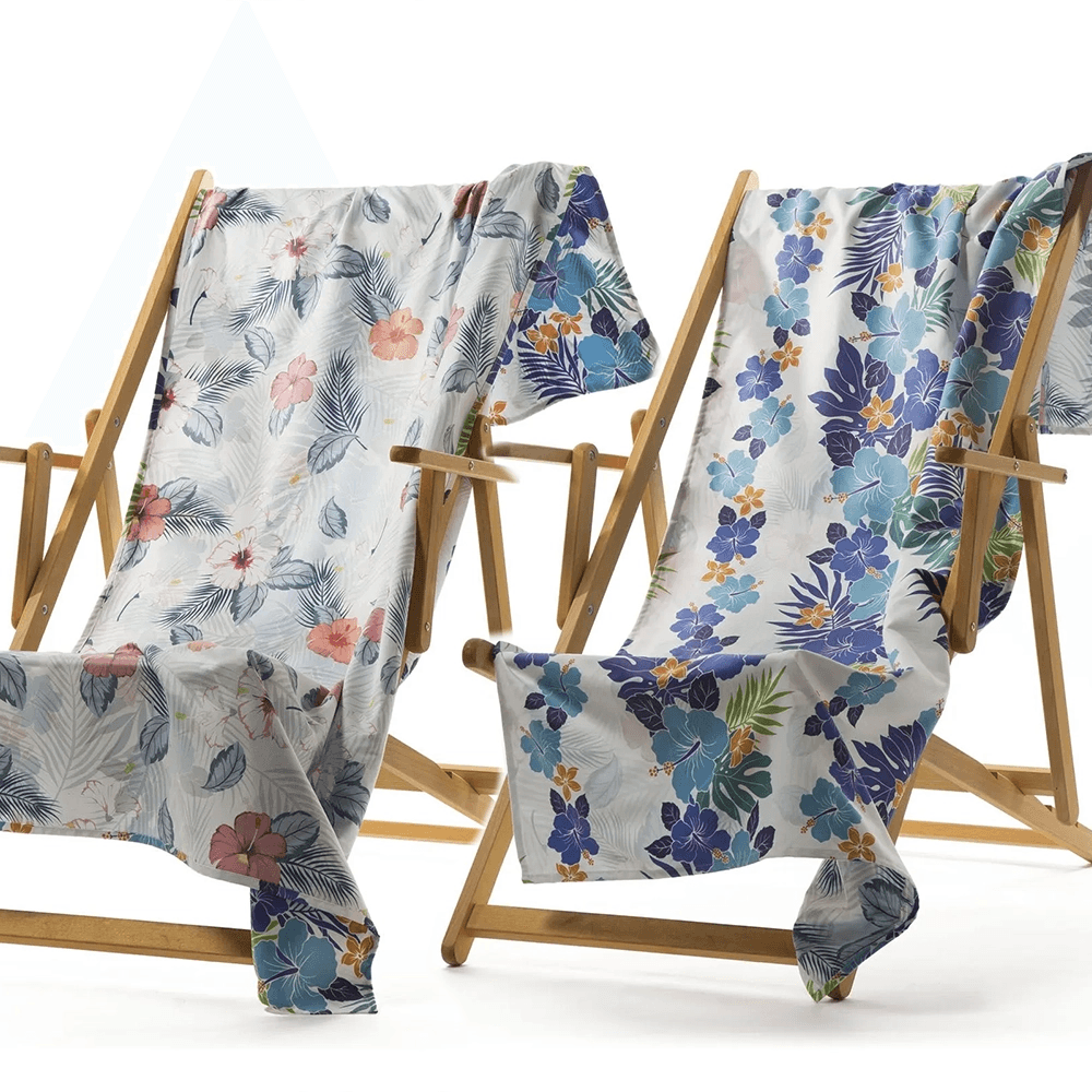 Caleffi Telo da Mare Spiaggia in Microfibra 90x200cm Caraibi D13 - Passarelli Biancheria