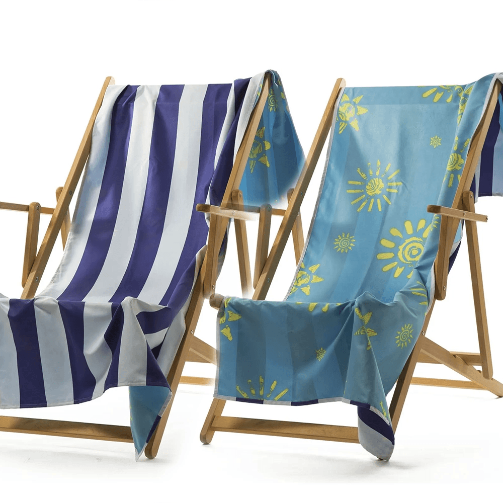 Caleffi Telo da Mare Spiaggia in Microfibra 90x200cm Riga D13 - Passarelli Biancheria