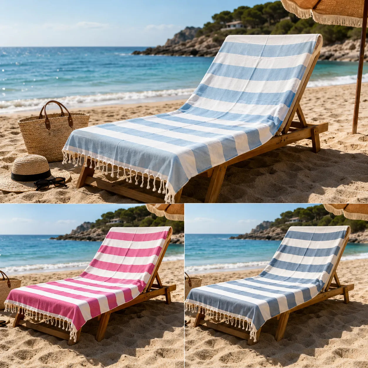 Caleffi Telo mare Pareo Fouta California Beach 90x180cm
