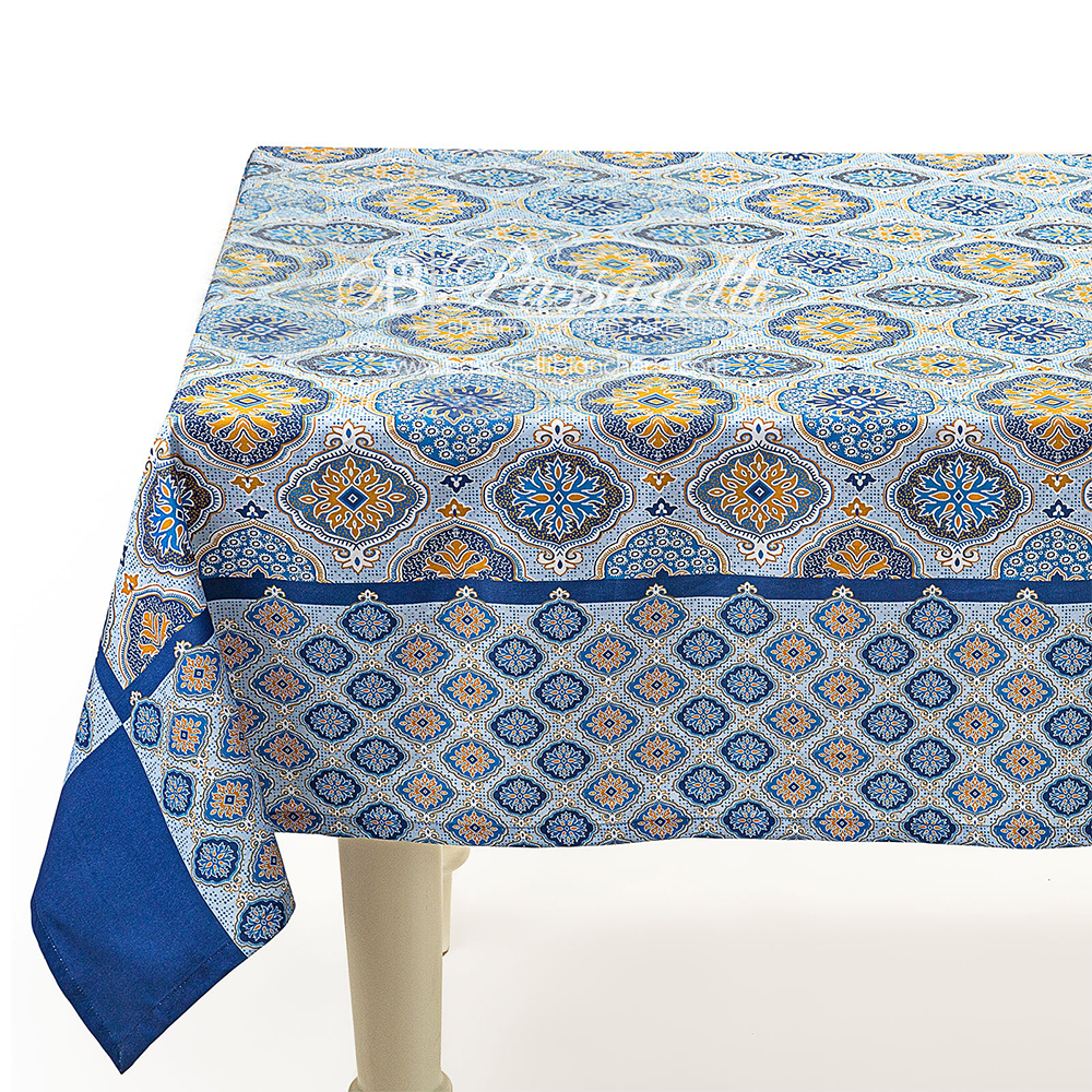 Caleffi Tovaglia in Puro Cotone Stampa Digitale Orlando 2505S - Varie Dimensioni