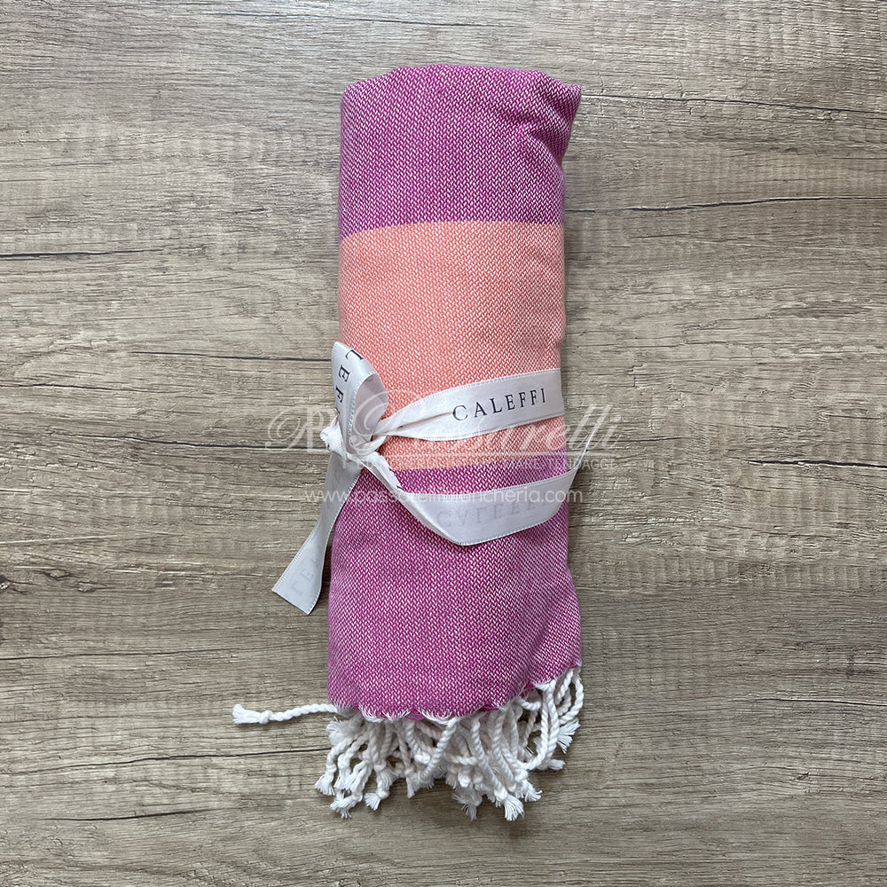 Caleffi Telo mare Pareo Fouta California Beach Con il Tuo Nome 90x180 2411S10