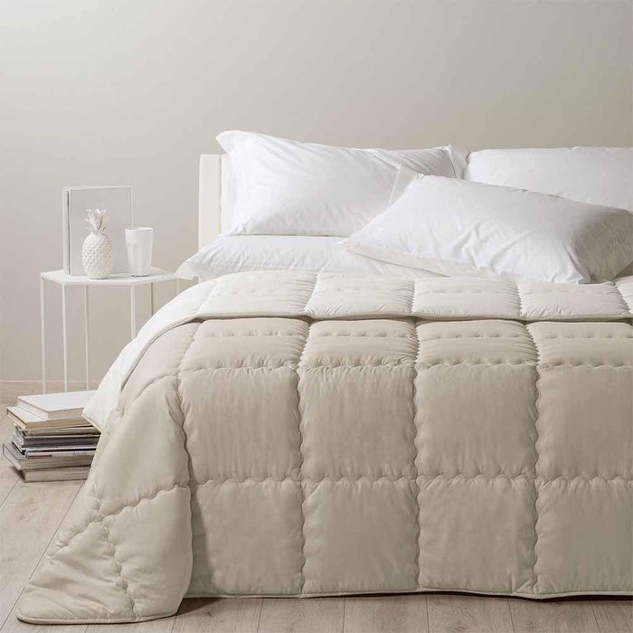 Caleffi Winter Quilt Modern Solid Color Square and Half D92
