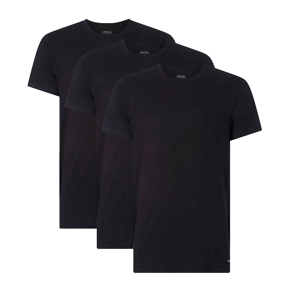 Calvin Klein T-Shirt da Uomo In Cotone Confezione Da 3 NB4011E-001 S38 - Passarelli Biancheria