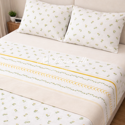 Casa Giulia Completo Lenzuola Matrimoniale in Percalle 2603S32