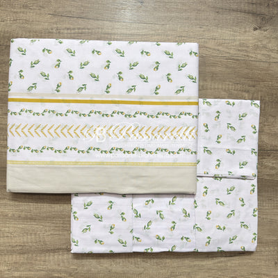 Casa Giulia Completo Lenzuola Matrimoniale in Percalle 2603S32