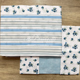 Casa Giulia Completo Lenzuola Matrimoniale in Percalle 2603S32