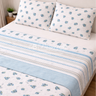 Casa Giulia Completo Lenzuola Matrimoniale in Percalle 2603S32