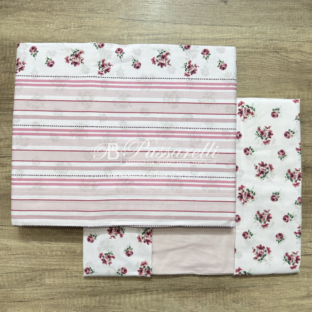 Casa Giulia Completo Lenzuola Matrimoniale in Percalle 2603S32