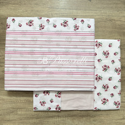 Casa Giulia Completo Lenzuola Matrimoniale in Percalle 2603S32