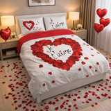 I Love Sleeping Completo Lenzuola copriletto JE T'AIME 2502B80