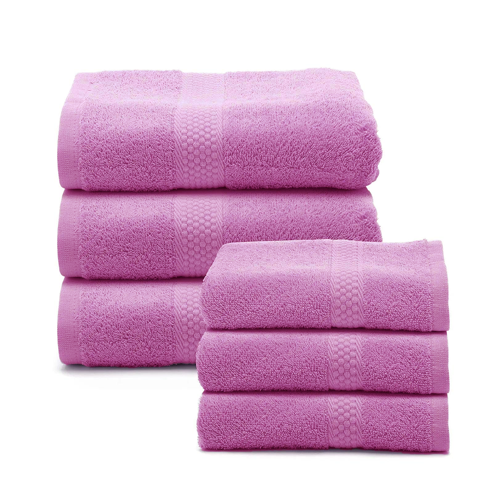 Caleffi Set 3+3 Terry Towels in Pure Cotton D20