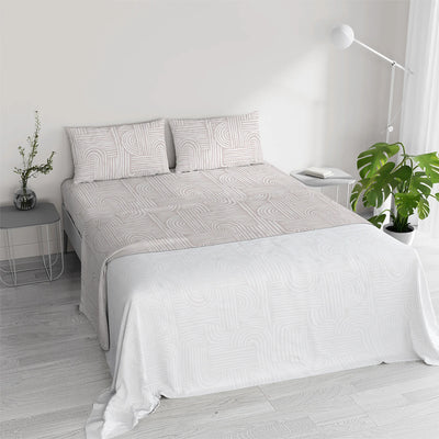 Completo Lenzuola 100% Cotone Ida - Varie Dimensioni