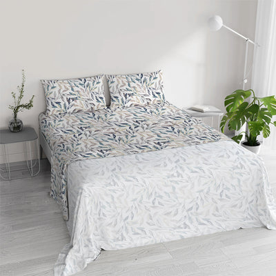 Completo Lenzuola 100% Cotone Ida - Varie Dimensioni