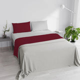 Completo Lenzuola in Puro Cotone Tinta Unita Colors Double - Varie Dimensioni