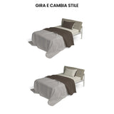 Completo Lenzuola in Puro Cotone Tinta Unita Colors Double - Varie Dimensioni