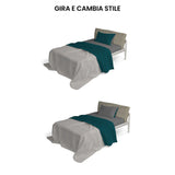 Completo Lenzuola in Puro Cotone Tinta Unita Colors Double - Varie Dimensioni